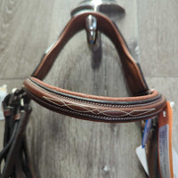 FS/Rsd Padded Monocrown Bridle, Flash, Chin Pad, Rubber Reins *like new , v.tight chin keeper
