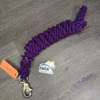 Soft Cotton Lead Rope, Bull Snap *vgc, clean, rubs, stains, snags, frays, mnr rust

