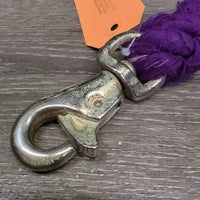 Soft Cotton Lead Rope, Bull Snap *vgc, clean, rubs, stains, snags, frays, mnr rust
