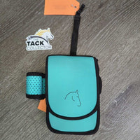 Neoprene Arm Band Cellphone Case, extra Nylon Strap *vgc/fair, unstitched edge, mnnr threads, older
