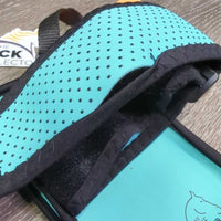 Neoprene Arm Band Cellphone Case, extra Nylon Strap *vgc/fair, unstitched edge, mnnr threads, older
