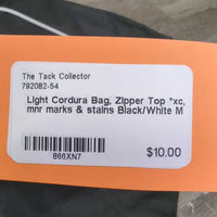 Light Cordura Bag, Zipper Top *xc, mnr marks & stains

