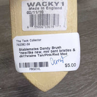 Dandy Brush *new/like new, mnr bent bristles & dirt?stains
