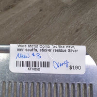 Wide Metal Comb *xc/like new, mnr scuffs, sticker residue
