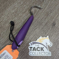 Thick Soft Touch Plastic Hoof Pick, String *xc, mnr stains, clean
