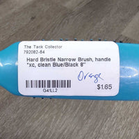 Hard Bristle Narrow Brush, handle *xc, clean
