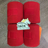 4 Fleece Polos *vgc, clean, mnr clumpy, stains & hairy
