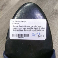 Body Brush, handle *vgc, clean, mnr hair, scuffs, bent bristles, dirt/residue
