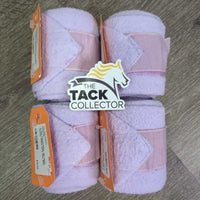 4 Thin Fleece Polos *gc, clean, clumpy, stains, hairy
