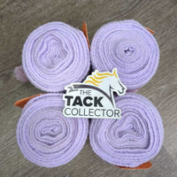 4 Thin Fleece Polos *gc, clean, clumpy, stains, hairy
