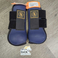 Open Front & Hind Boots, velcro *vgc & like new, clean, mnr stains, scuffs, scratches, hair & rubs

