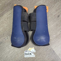 Open Front & Hind Boots, velcro *vgc & like new, clean, mnr stains, scuffs, scratches, hair & rubs
