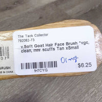 v.Soft Goat Hair Face Brush *vgc, clean, mnr scuffs
