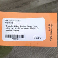 Double Sided Gellee Curry *gc, clean, mnr dirt?residue, faded & stains
