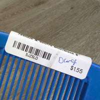 Hvy Plastic Comb, Rubber Covered Handle *gc/vgc, clean, mnr rubs, residue & scuffs
