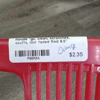 Plastic Comb, 4" Wide Teeth, handle *gc, clean, scratches, scuffs, mnr faded
