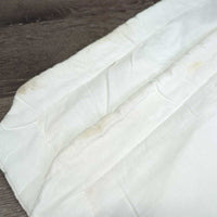 Pr Thin Quilt Pillow No Bow Leg Quilts, Rounded Corners *vgc, clean, mnr stains & hair
