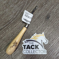 Pull Through, Wood Handle *gc, sticker residue, mnr rust
