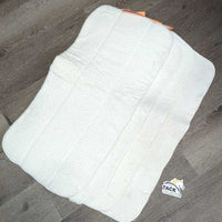 4 Fleece No Bow Leg Quilts *fair, clean, thinned, folds, creases, dingy, v.pilly, mnr hair
