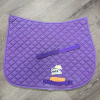 Quilt Jumper Saddle Pad *gc, faded, holey edges, mnr threads, rubs, pills, puckers
