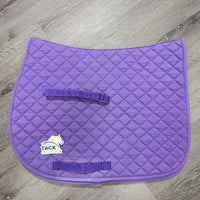 Quilt Jumper Saddle Pad *gc, faded, holey edges, mnr threads, rubs, pills, puckers
