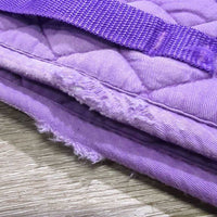 Quilt Jumper Saddle Pad *gc, faded, holey edges, mnr threads, rubs, pills, puckers
