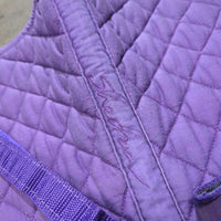 Quilt Jumper Saddle Pad *gc, faded, holey edges, mnr threads, rubs, pills, puckers
