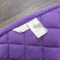 Quilt Jumper Saddle Pad *gc, faded, holey edges, mnr threads, rubs, pills, puckers
