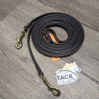 Pr Leather Draw Reins, snaps *like new, mnr elastic goo
