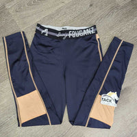 JUNIORS Euro Seat Riding Tight Breeches *vgc, mnr seam rubs/farys & hair
