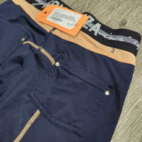 JUNIORS Euro Seat Riding Tight Breeches *vgc, mnr seam rubs/farys & hair
