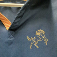 JUNIORS SS V Neck Polo Shirt *gc, mnr stains
