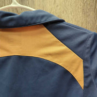 JUNIORS SS V Neck Polo Shirt *gc, mnr stains
