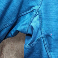 LS Fleece Lined Shirt, 1/3 Zip Up *vgc/xc, older, cracking logos
