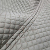 Quilt Dressage Pad, piping *gc, clean, holey edges, mnr rubs, threads, hair, faded, hair
