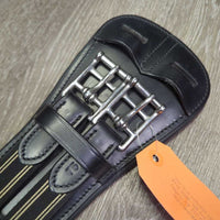 Padded Short - Dressage Girth, 2x els *xc/like new, v.mnr film
