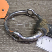 Thick Rubber Gag Bit *gc, v.dirty/gunky, mnr rust, chews & scuffs
