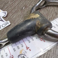 Thick Rubber Gag Bit *gc, v.dirty/gunky, mnr rust, chews & scuffs
