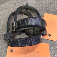 Plastic Spurs, Velcro Spur Straps *gc, dirty, grass, cracking/peeling straps
