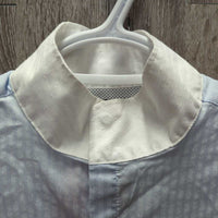 SS Show Sun Shirt, Snaps, snap Collar, Mesh Back Vent *vgc, seam puckers, older
