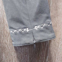 Show Jacket, Zipper, snaps *gc, faded? crinkled collar, stained cuffs, rubs, pills, mnr stains & unstitched seam
