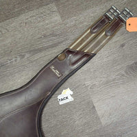 Lg Padded Belly Girth, 2x Els, D Ring, Strap *vgc/xc, clean, mnr dusty, scratches, stains? & film, older
