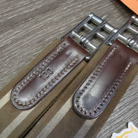 Lg Padded Belly Girth, 2x Els, D Ring, Strap *vgc/xc, clean, mnr dusty, scratches, stains? & film, older

