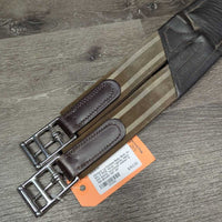 Lg Padded Belly Girth, 2x Els, D Ring, Strap *vgc/xc, clean, mnr dusty, scratches, stains? & film, older
