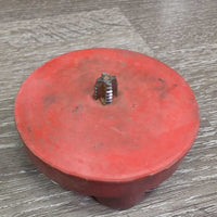 Round Rubber Cork Cleaner Tap *gc, dirty, stains, marker, faded

