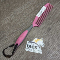 Plastic Mane Comb, handle, string *gc, stains, rubs, discolored

