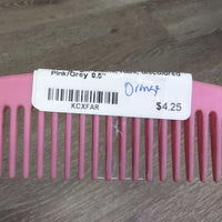 Plastic Mane Comb, handle, string *gc, stains, rubs, discolored
