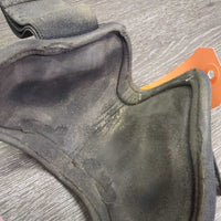 Hind Boots, velcro *fair, v.dirty, faded, v.rubbed & holey inside, scrapes, scratches
