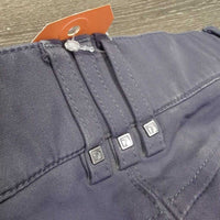 Euro Seat Breeches *gc, v.dingy/stained pockets, seams: faded, rubs & puckers, faded, mnr stretched seat

