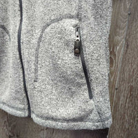 Light Fleece Jacket, zipper "Spruce Meadows" *gc, v.clumpy & pilly
